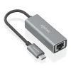 AISENS CONVERSOR USB3.1 GEN1 USB-C A ETHERNET GIGABIT 10/100/1000 MBPS - 15CM - COLOR GRIS