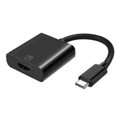 AISENS CONVERSOR USB-C A HDMI 4K@60HZ - USB-C/M-HDMI/H - 15CM - COLOR NEGRO