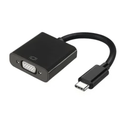 AISENS CONVERSOR USB-C A VGA - USB-C/M-HDB15/H - 15CM - COLOR NEGRO
