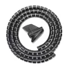 AISENS ORGANIZADOR DE CABLE EN ESPIRAL 25MM - 1.0M - COLOR NEGRO