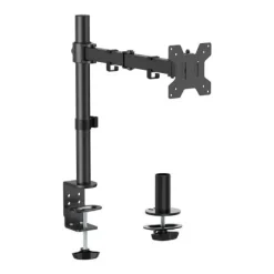 AISENS SOPORTE DE MESA ECO GIRATORIO E INCLINABLE PARA MONITOR/TV 10KG (3 PIVOTES - 1 BRAZO) DE 17-32 - COLOR NEGRO