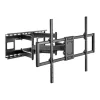 AISENS SOPORTE PRO GIRATORIO - INCLINABLE Y NIVELABLE PARA MONITOR/TV 120KG DE 60-120 - COLOR NEGRO