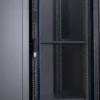 AITEN DATA AI6622 ARMARIO RACK DE SUELO 19 - DESDE 22U A 47U - 4 VENTILADORES 120MM - PUERTA DE CRISTAL - CERRADURA DE SEGURIDAD - PESO MAX. HASTA 800KG - COLOR NEGRO