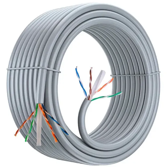 AITEN DATA CABLE DE RED LATIGUILLO CAT.6 UTP AWG23 - LONGITUD 305M - COLOR GRIS