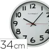 ALBA RELOJ DE PARED CON NUMEROS GRANDES FONDO BLANCO DIAMETRO 38CM PESO 1KG. REFERENCIA HORBIG