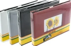 ALBUM PARA 20 PAGINAS CARTULINA NEGRA CON SEPARADOR EN SEDA FOTOS HASTA 15X20CM