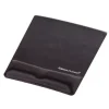 ALFOMBRILLA PARA RATON FELLOWES CANAL HEALTH-V NEGRA CON REPOSAMUÑECAS DE GEL 222X209,6X251 MM