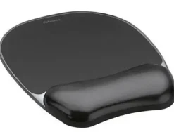 ALFOMBRILLA PARA RATON FELLOWES NEGRA CON REPOSAMUÑECA DE GEL