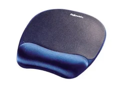 ALFOMBRILLA PARA RATON FELLOWES CON REPOSAMUÑECAS DE ESPUMA MEMORY FOAM AZUL 230X196X20 MM