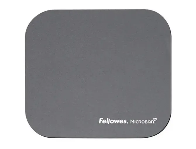 ALFOMBRILLA PARA RATON FELLOWES CON PROTECCION MICROBAN COLOR GRIS 226X192X3 MM