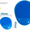 ALFOMBRILLA PARA RATON Q-CONNECT REPOSAMUÑECAS DE GEL Y PVC