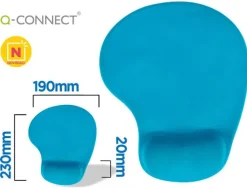 ALFOMBRILLA PARA RATON Q-CONNECT REPOSAMUÑECAS DE GEL COLOR