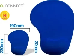 ALFOMBRILLA PARA RATON Q-CONNECT REPOSAMUÑECAS DE GEL COLOR