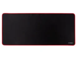 ALFOMBRILLA PARA RATON Q-CONNECT XXL NEGRA CON BORDE ROJO 900X400 MM