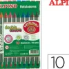 ALPINO PACK DE 12 ROTULADORES DOUBLE DOUBLE 10+2 - ROTULADORES DE DOBLE PUNTA - COLORES SUPERBRILLANTES - TINTA SUPERLAVABLE - IDEAL PARA TRABAJOS ESCOLARES Y DIBUJOS - COLORES SURTIDOS