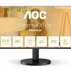 AOC MONITOR 23.8 LED IPS FULLHD 1080P 100HZ - RESPUESTA 1MS - ANGULO DE VISION 178° - ALTAVOCES INCORPORADOS - HDMI, VGA, AUDIO - VESA 100X100MM