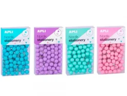 APLI AGUJAS PUSH PIN COLORES PASTEL NORDIK AP18150