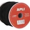 APLI BOBINA GOMA ELASTICA 2MM X100 MT COLOR NEGRO AP13809
