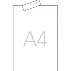 APLI CAJA 100 TRANSPARENCIA PARA INKJET CON BANDA EN EL LADO CORTO REF. 1063