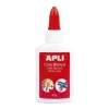APLI COLA BLANCA LIQUIDA 40G - APLICADOR DE PUNTA - LIBRE DE SOLVENTES Y NO TOXICA - APTO PARA USO ESCOLAR
