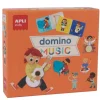 APLI DOMINO MUSIC DE LA COLECCION EXPRESSIONS - 28 PIEZAS TEMATICAS DE MUSICA - FACIL MANEJO PARA NIÑOS - CARTON DE 2MM CON ACABADO MATE E INDIANA - ALTO VALOR DIDACTICO - RECOMENDADO A PARTIR DE 3 AÑ