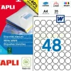 APLI ETIQUETA APLI CIRCULO 30 BL 25H 13882 13882 MAK035358