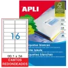 APLI ETIQUETAS APLI A4 99X34 C/ROMO 100H 2418 MAK029812