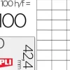 APLI ETIQUETAS APLI A4 70X42,4 100H 1276 MAK001261