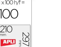 APLI ETIQUETAS APLI A4 210X297 100H 1281 MAK001265