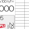 APLI ETIQUETAS APLI A4 105X29 100H 01299 MAK029848