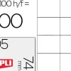 APLI ETIQUETAS APLI A4 105X74 100H 01279 MAK001263