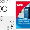 APLI ETIQUETAS BLANCAS RESISTENTES INTEMPERIE 210 X 297 MM - 100 HOJAS
