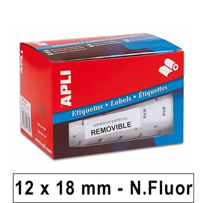 APLI ETIQUETAS ROLLO APLI 12X18 PVP RE.FLU 10085 MAK029130