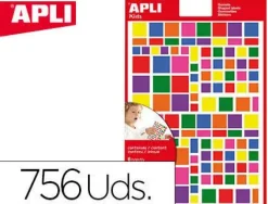 APLI GOMETS APLI CUADRADOS MULTICOLOR 12971 MAK649579