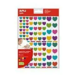 APLI GOMETS CORAZONES 3HOJAS 624U 3 TAMAÑOS 7 COLORES AP18770