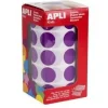 APLI GOMETS EN ROLLOS CIRCULO LILA 020MM 11490