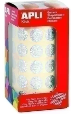 APLI GOMETS EN ROLLOS CIRCULO HOLOGRAMA 020MM 11634