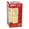 APLI GOMETS EN ROLLOS CIRCULO ORO 020MM 11632