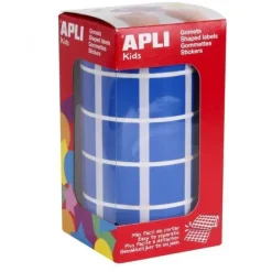 APLI GOMETS EN ROLLOS CUADRADO AZUL 020X020 AP04876