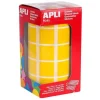 APLI GOMETS EN ROLLOS CUADRADO AMARILLO 020X020 AP4875