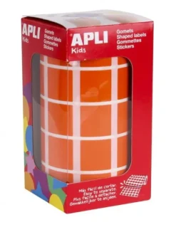 APLI GOMETS EN ROLLOS CUADRADOS NARANJA 020X020 AP11498