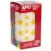 APLI GOMETS EN ROLLOS ESTRELLAS AMARILLO 2360UDS AP04887