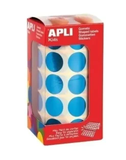 APLI GOMETS EN ROLLOS REDONDOS 020 MM AZUL METALIZADO 12048