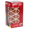 APLI GOMETS EN ROLLOS TRIANGULOS 21 MM MARRON AP11496 2832 UNIDADES