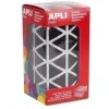 APLI GOMETS EN ROLLOS TRIANGULOS 021X021X021 NEGRO