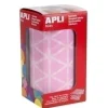 APLI GOMETS EN ROLLOS TRIANGULOS 021X021X021 ROSA AP11494