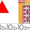 APLI GOMETS TRIANGUL 10,5 ROJO 4865 04865 MAK655214