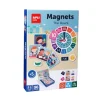 APLI JUEGO MAGNETICO APRENDE LAS HORAS - 1 ESCENARIO IMANTADO 28 X 18 CM - 96 FICHAS CON LAS PARTES DEL RELOJ