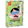 APLI KIDS JUEGO MAGNETICO CARAS DIVERTIDAS - ESCENARIO IMANTADO DE 28X18CM - 30 FICHAS PARA CREAR PERSONAJES - FOMENTA LA IMAGINACION Y LA ATENCION - DISEÑO EXCLUSIVO - COLORIDO
