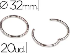 APLI PACK DE 20 ANILLAS METALICAS ARTICULADAS Ø32 MM